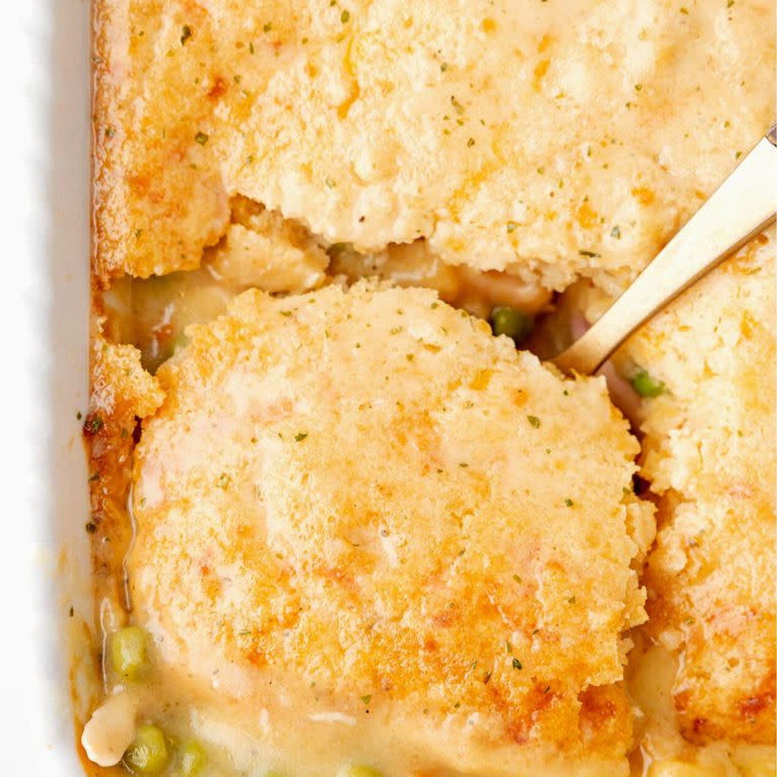 Cheddar Bay Chicken Cobbler