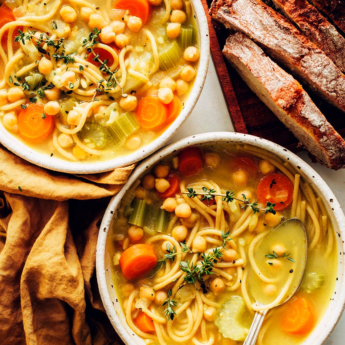 Chickpea Noodle Bowls