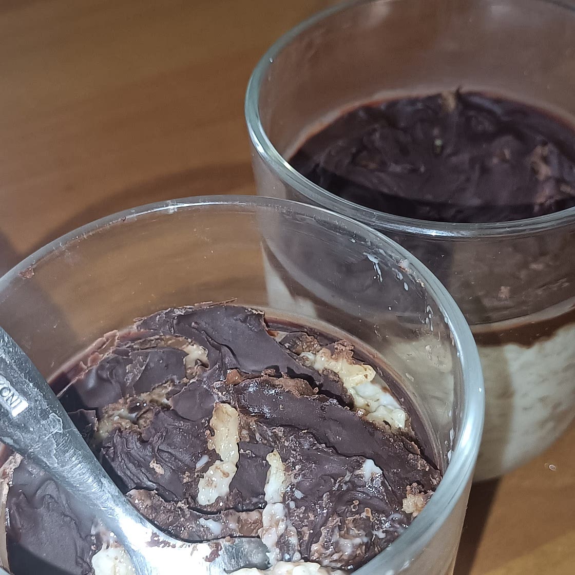 Porridge con tavoletta di cioccolato fondente