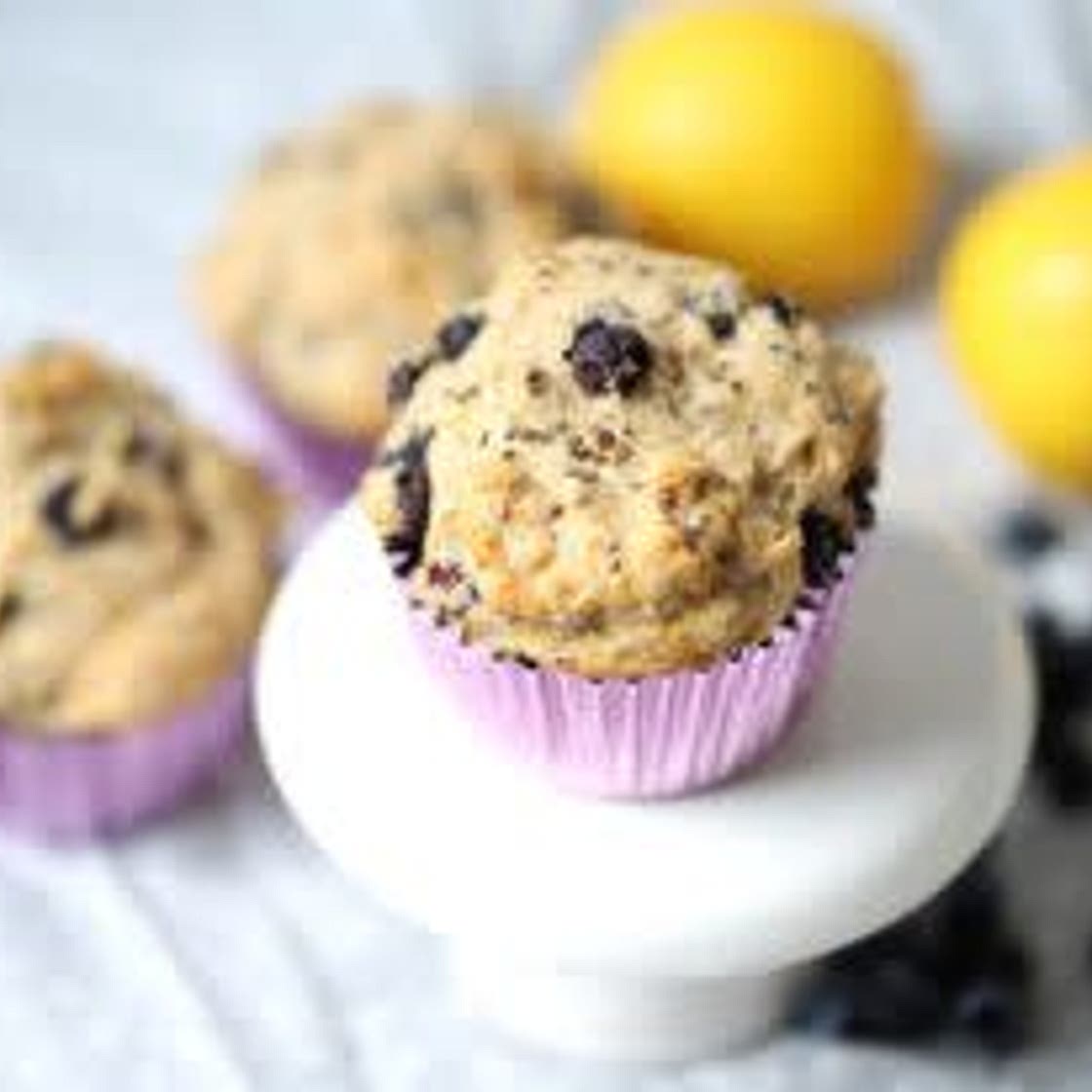 Vegan Blueberry Chia Muffins
