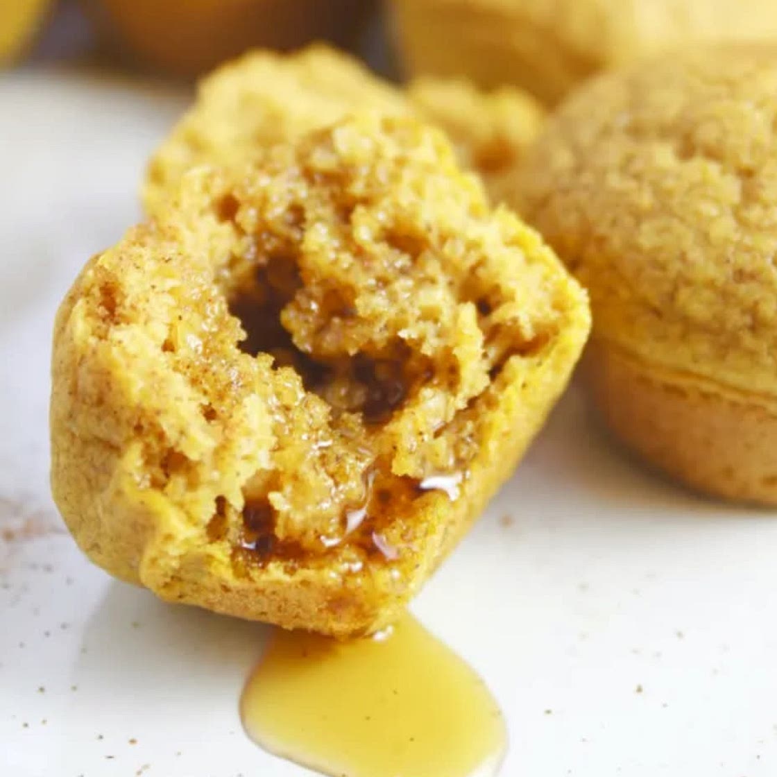 Pumpkin Spice Pancake Bites