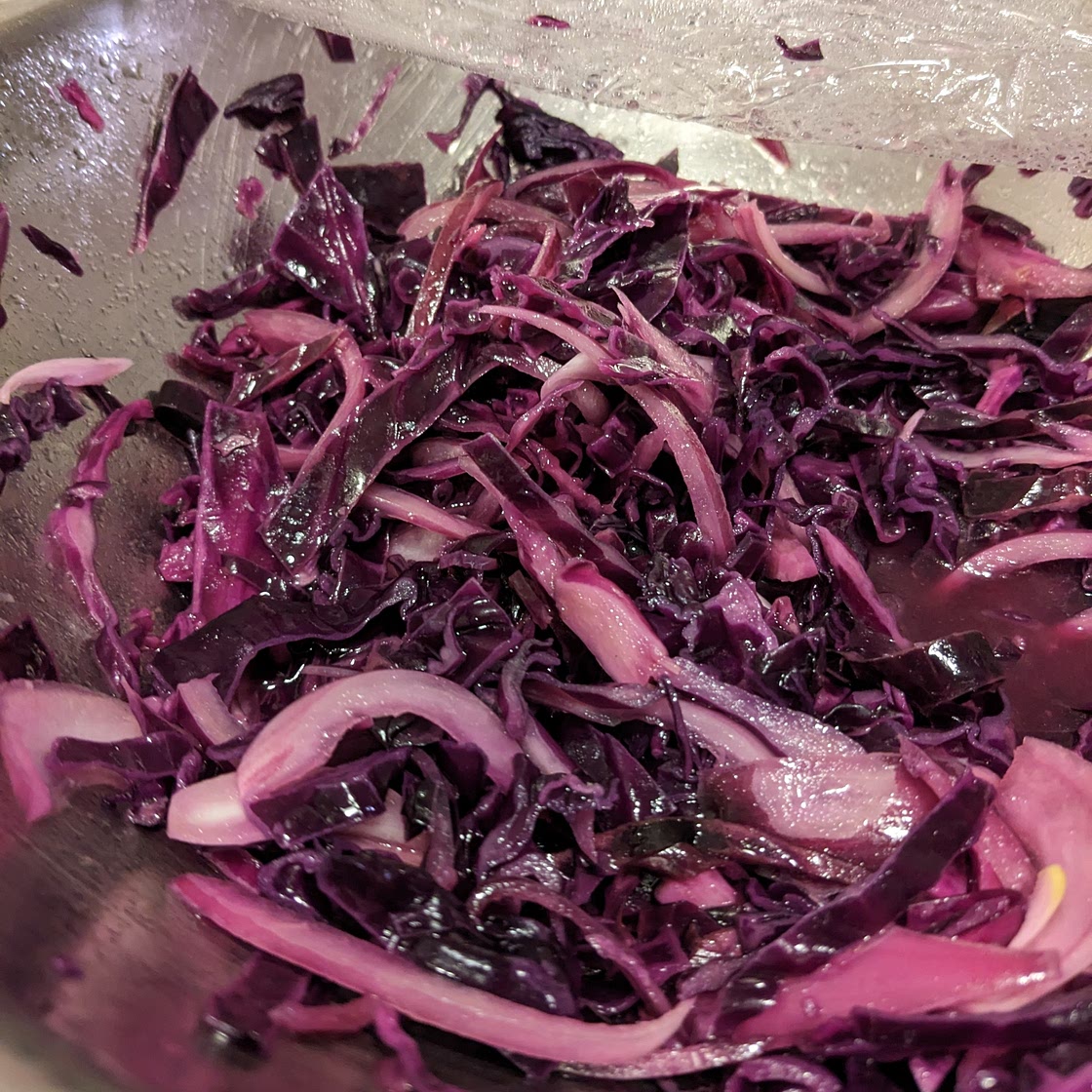 Barbara Fotta's red cabbage slaw