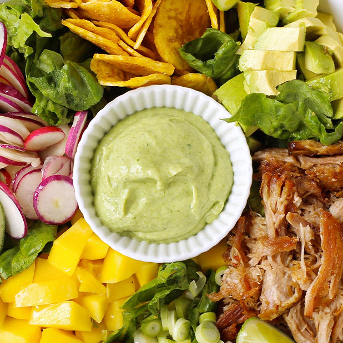 Southwest Salad With Pork