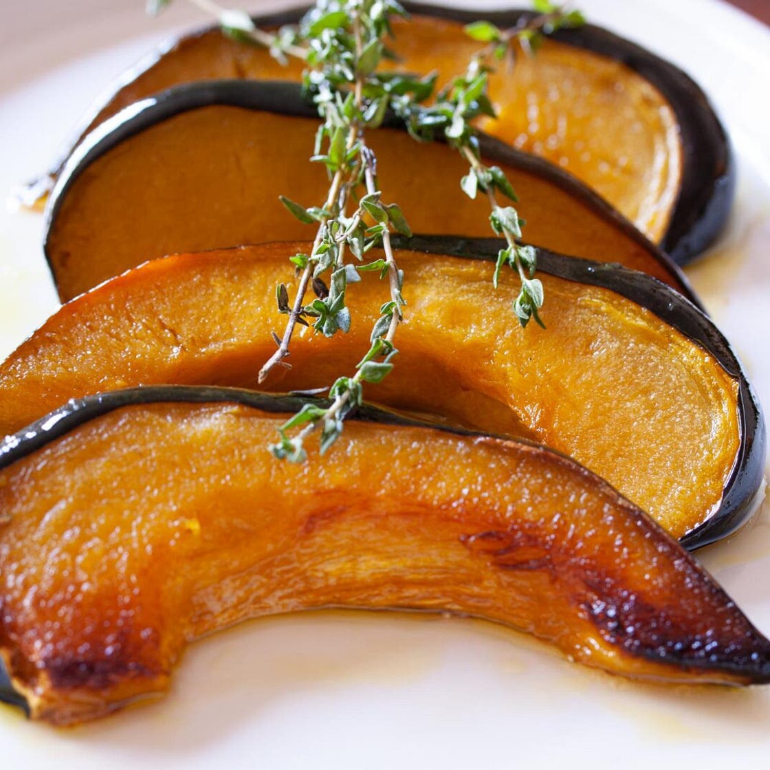 Green Acorn Squash With Honey Vinaigrette