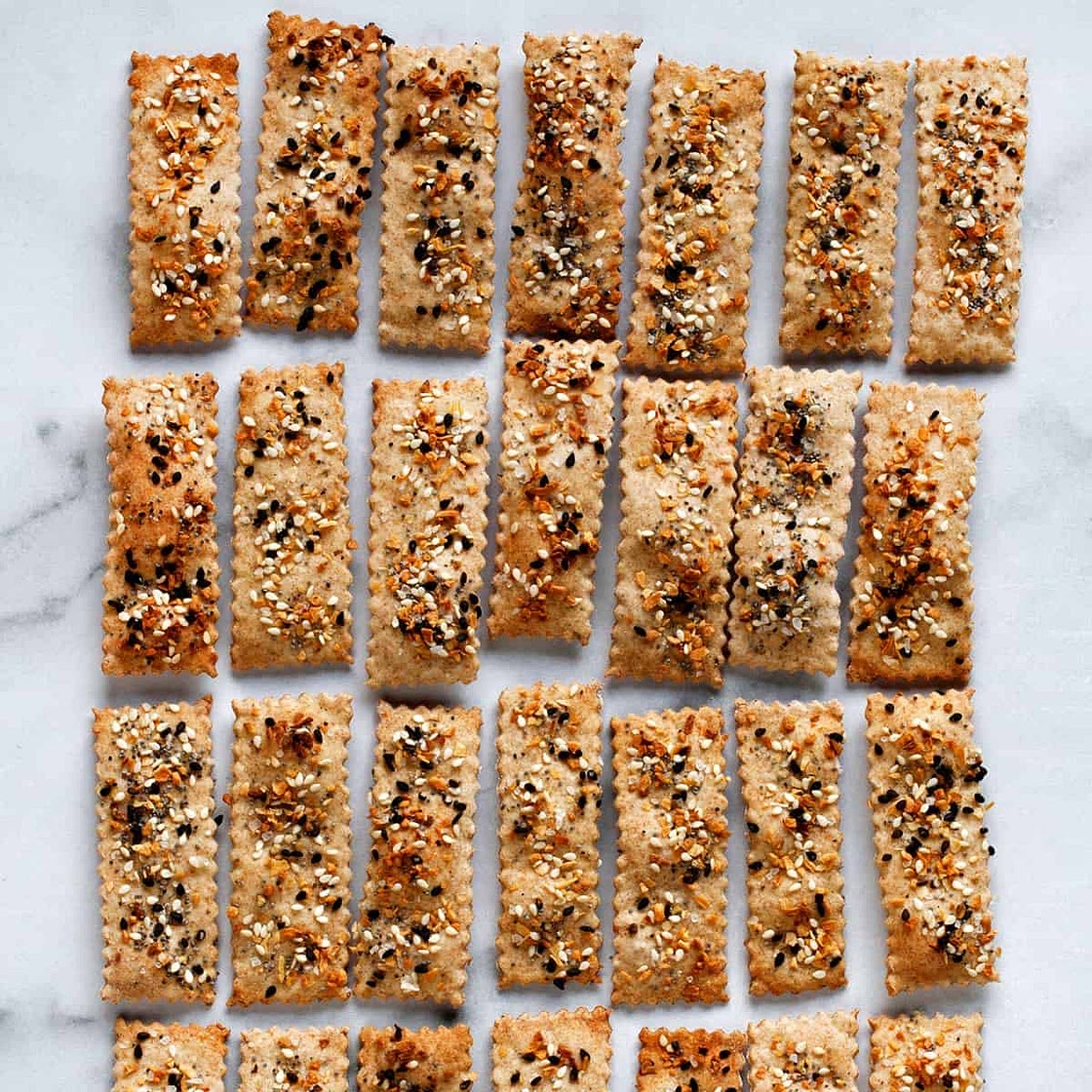 Homemade Everything Crackers