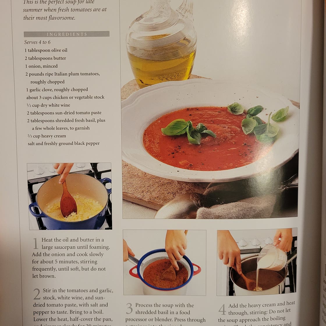 Tomato and Fresh Basil Soup
