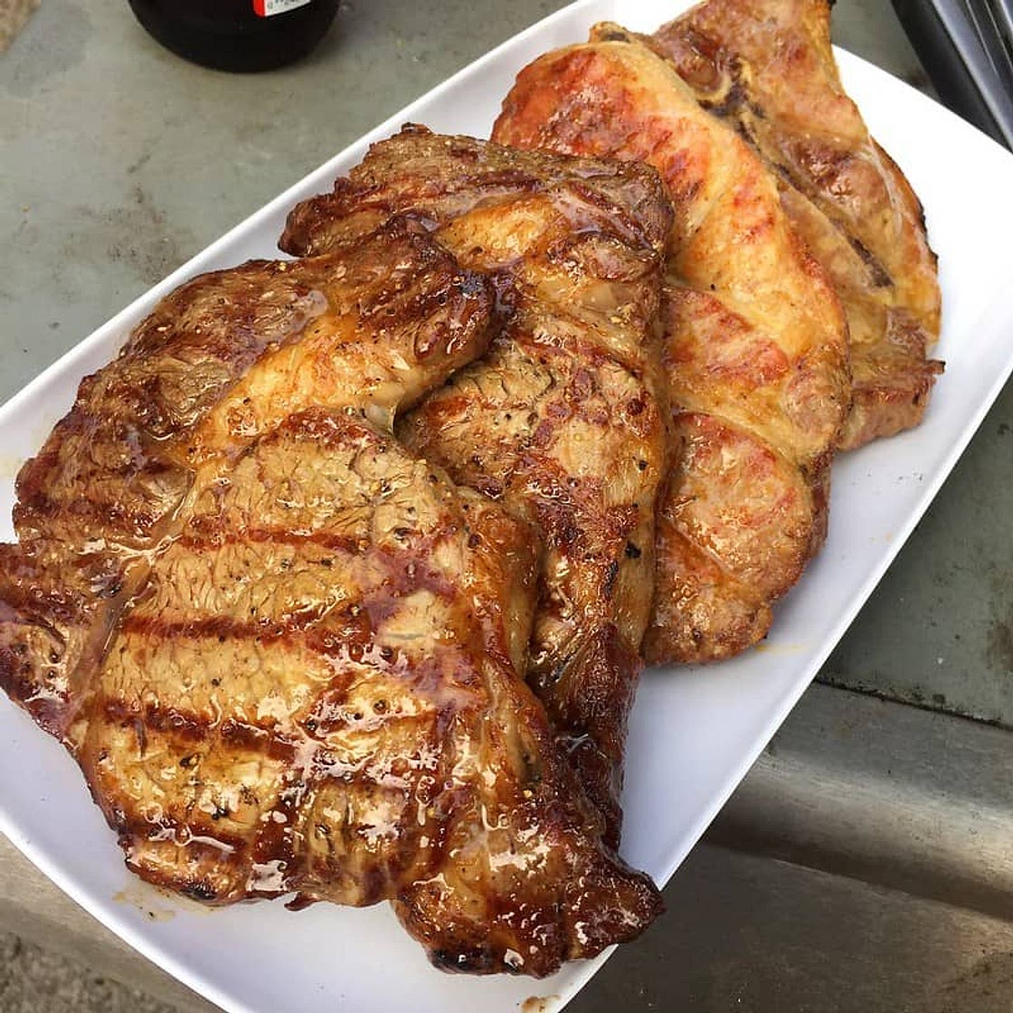 Oven Cooked Pork Steak