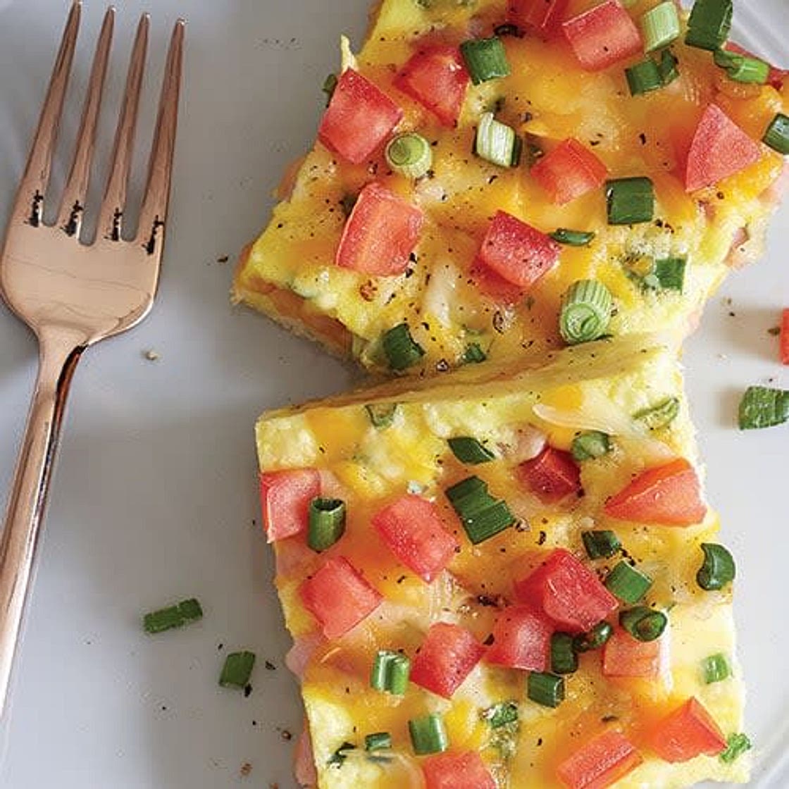 Egg, Ham, & Cheese Brunch Squares