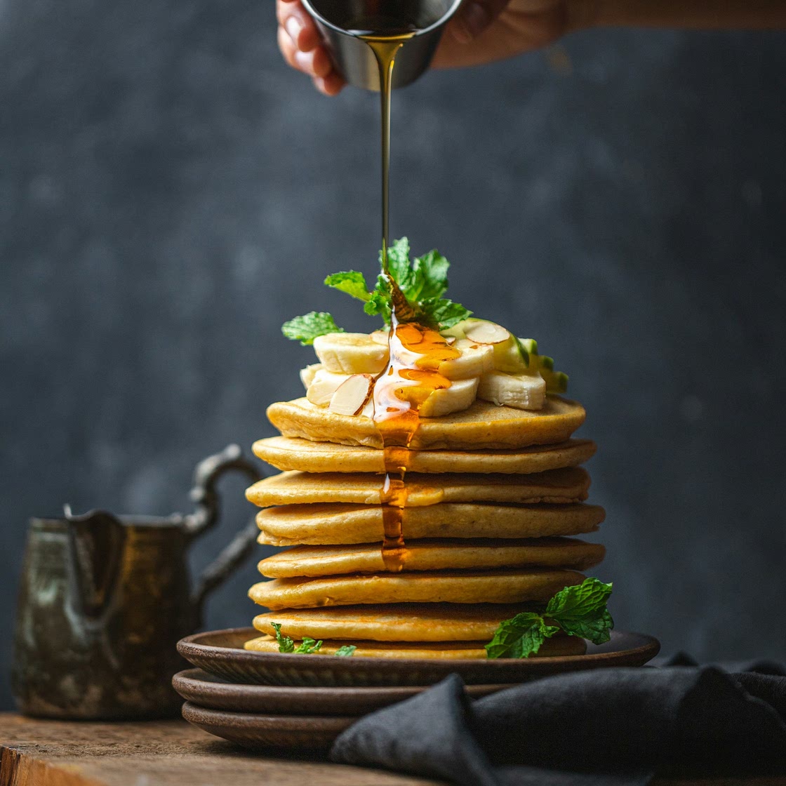 Wholesome Banana Oat Pancakes