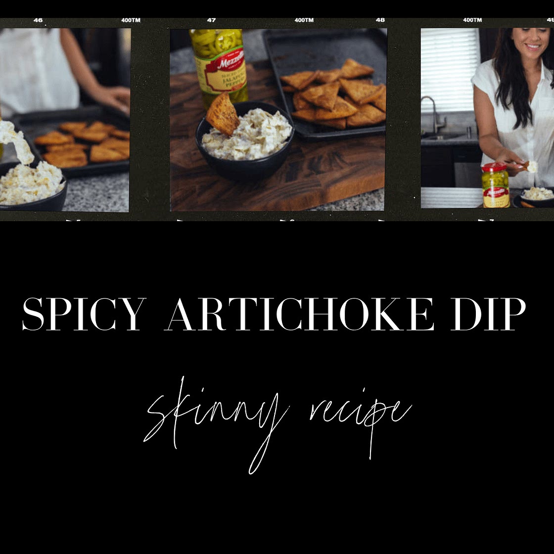 Skinny & Spicy Artichoke Dip RECIPE