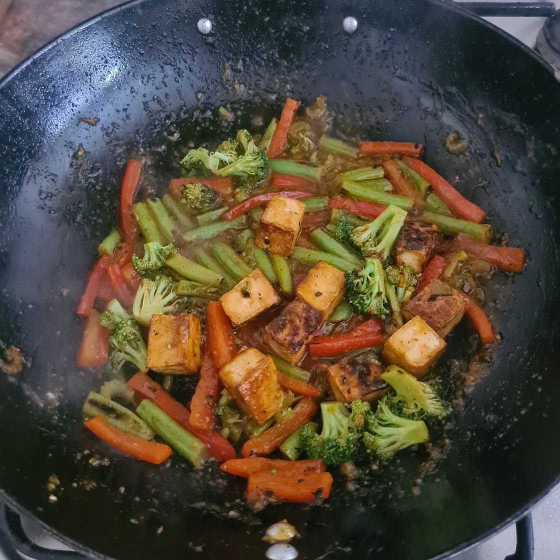 Xmas Tofu Stir Fry