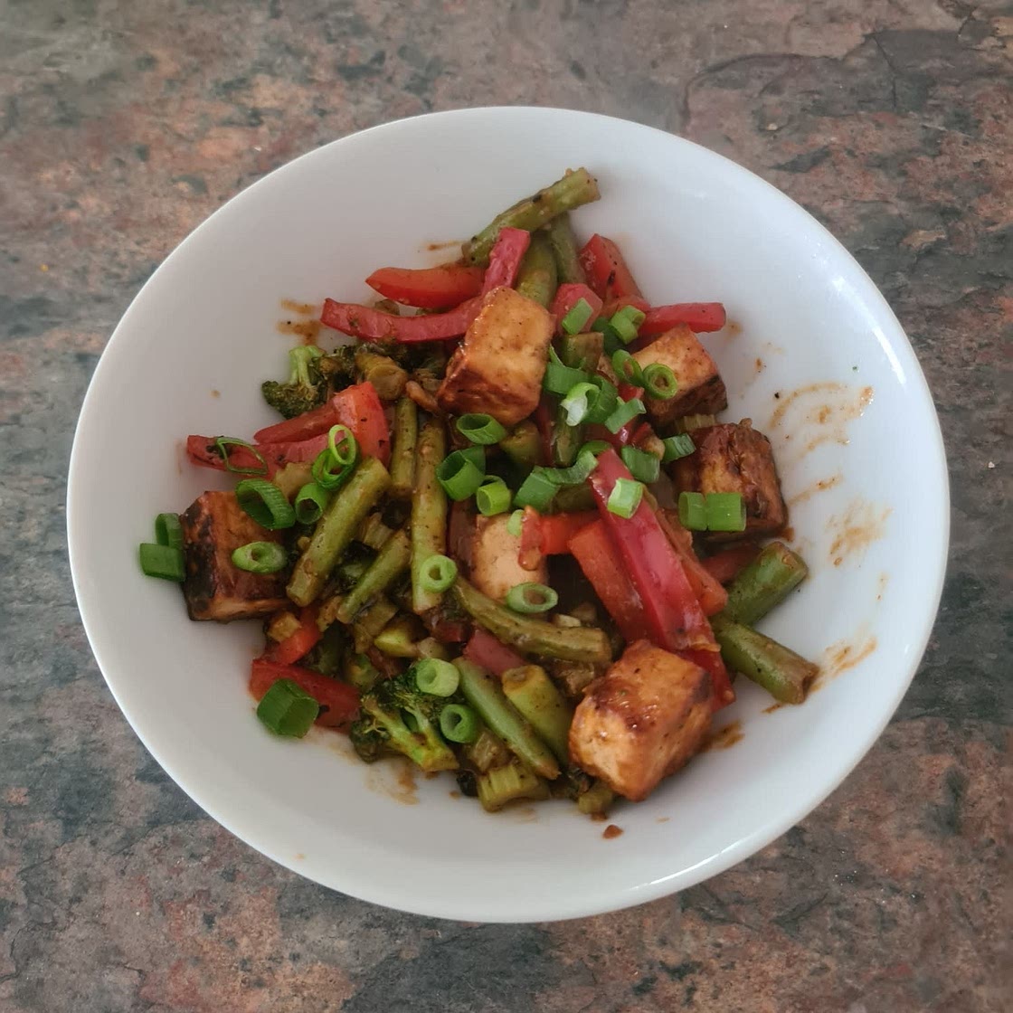 Xmas Tofu Stir Fry