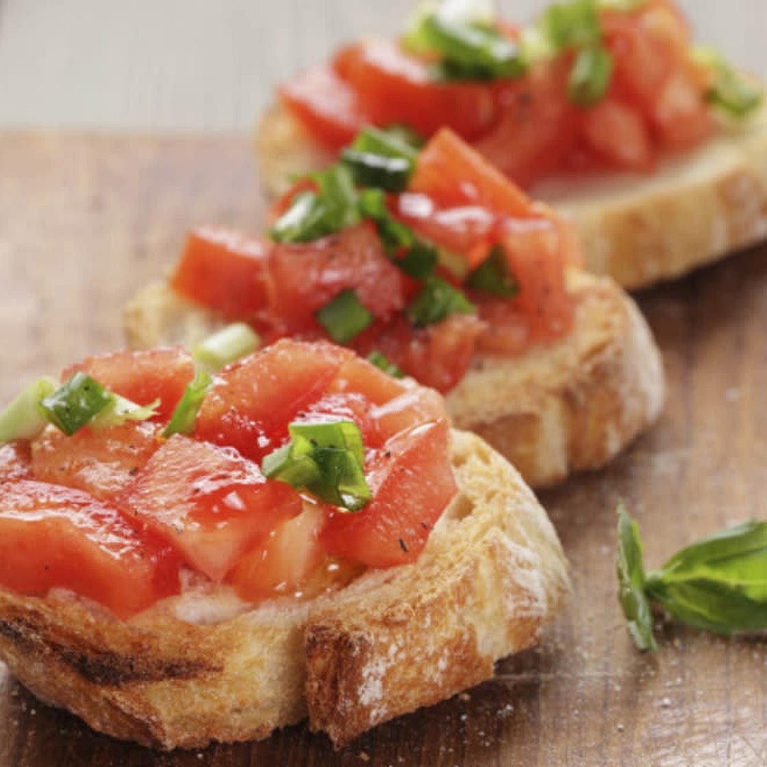 Bruschetta Tomates-Basilic