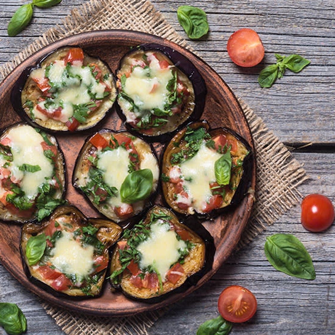 Mini-Pizzas d'Aubergine