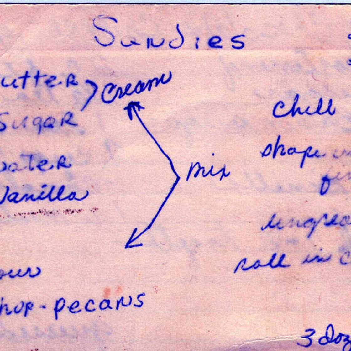 Grandma's Sandies Cookies