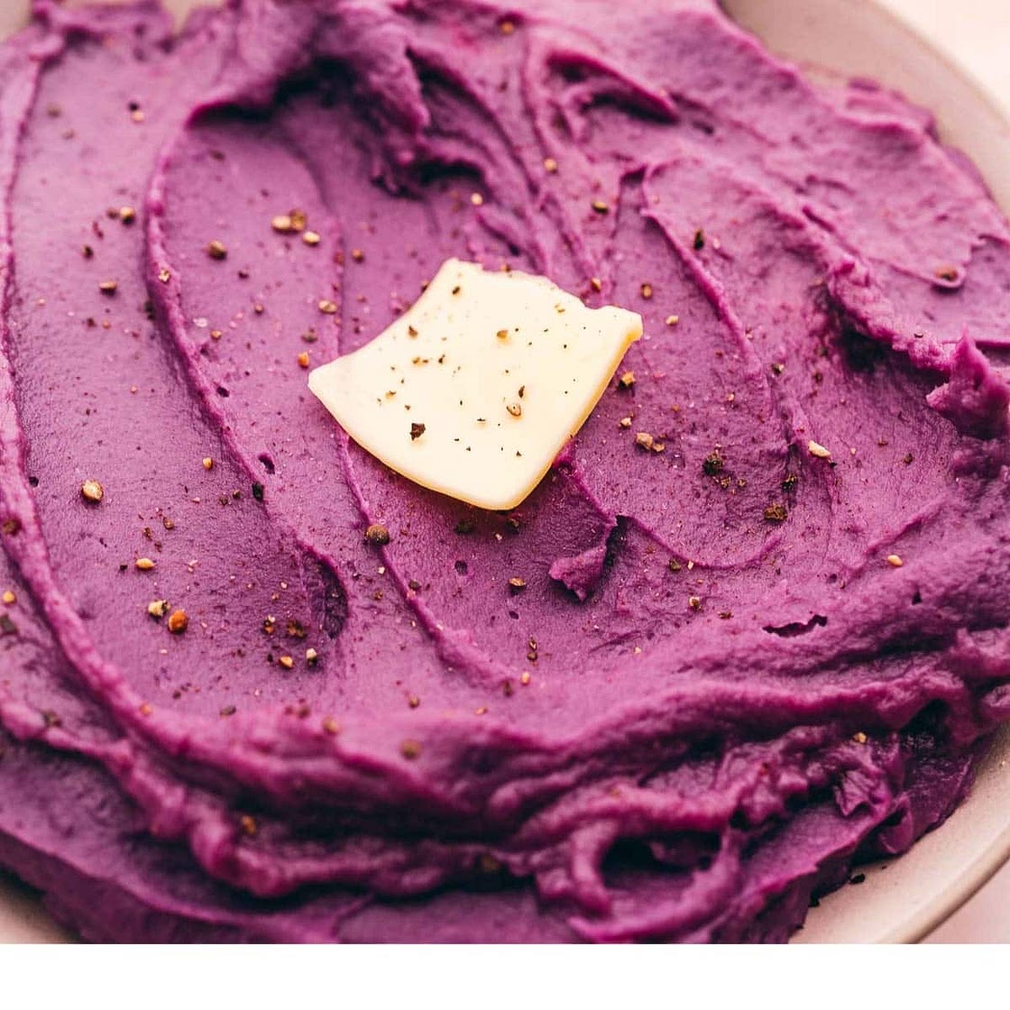 Mashed Purple Sweet Potatoes
