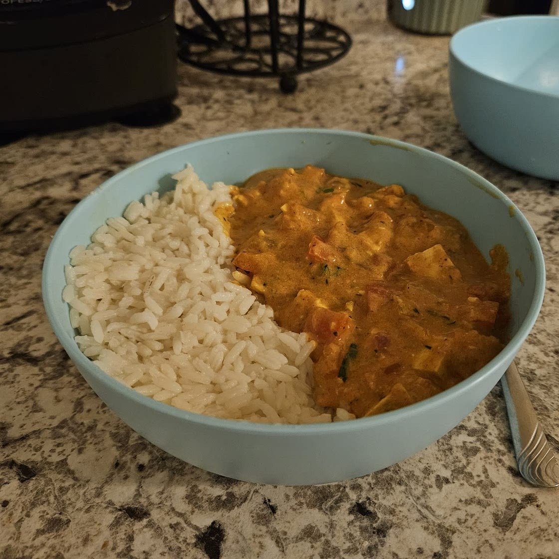One Pan Tofu Coconut Curry