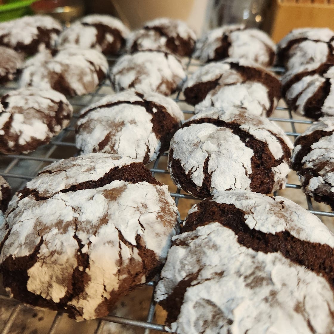 Chocolate Crinkle Cookies