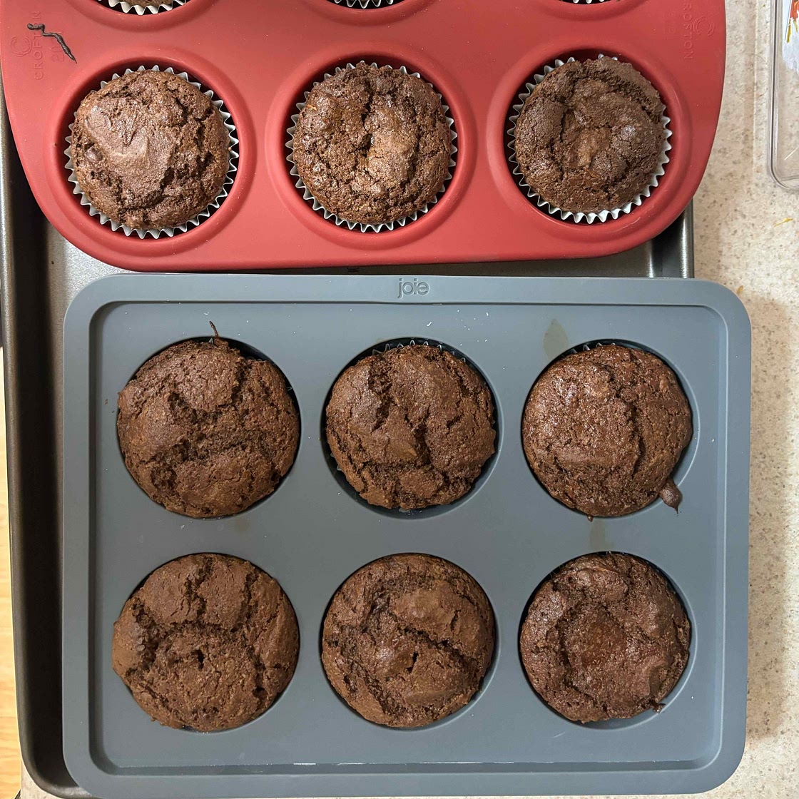 Chocolate Zucchini Muffins