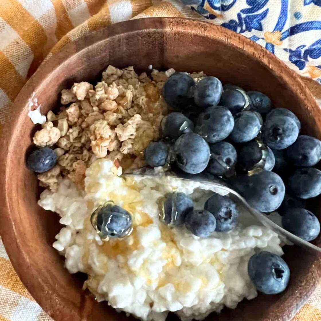 Breakfast Cottage cheese bowl