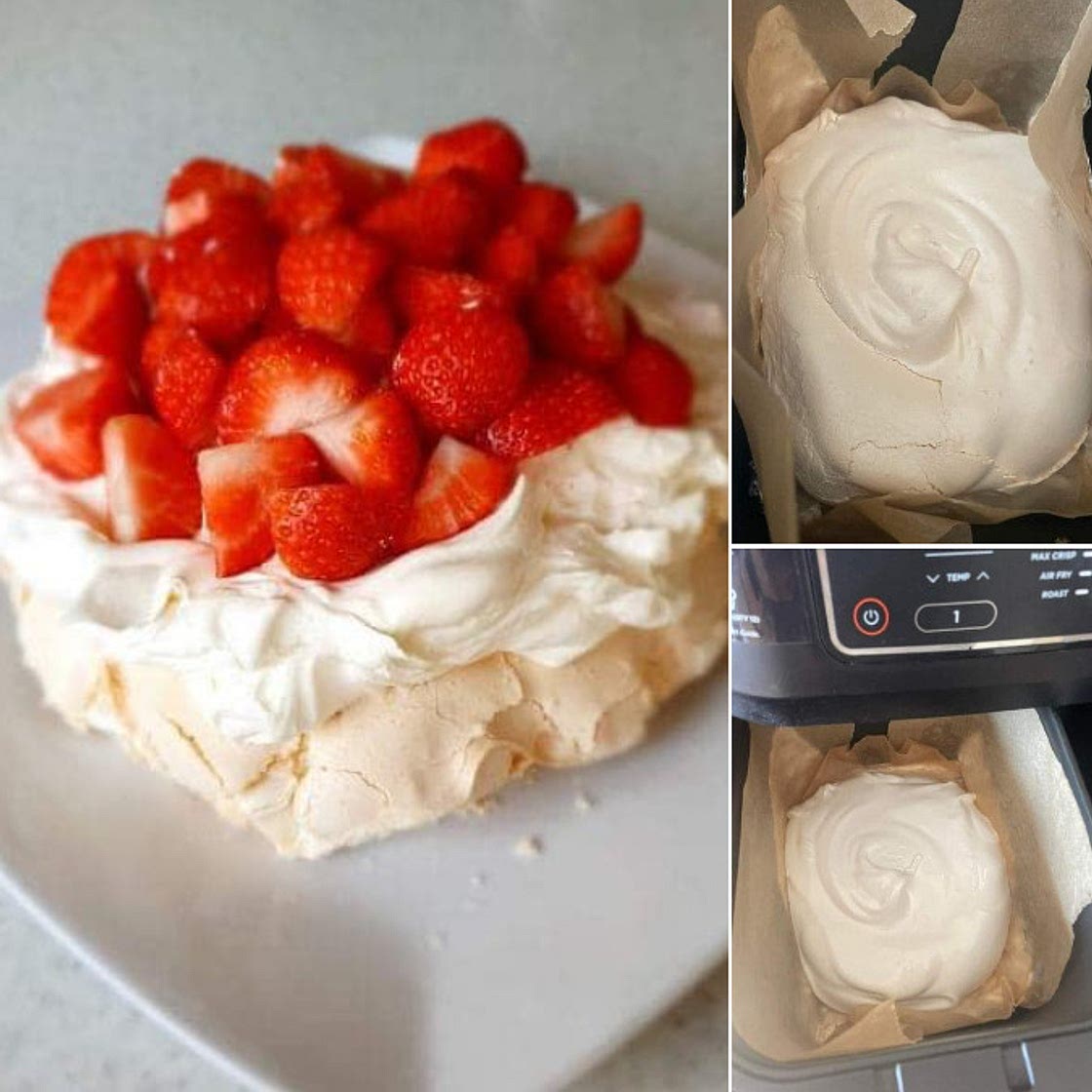 Air Fryer Meringue