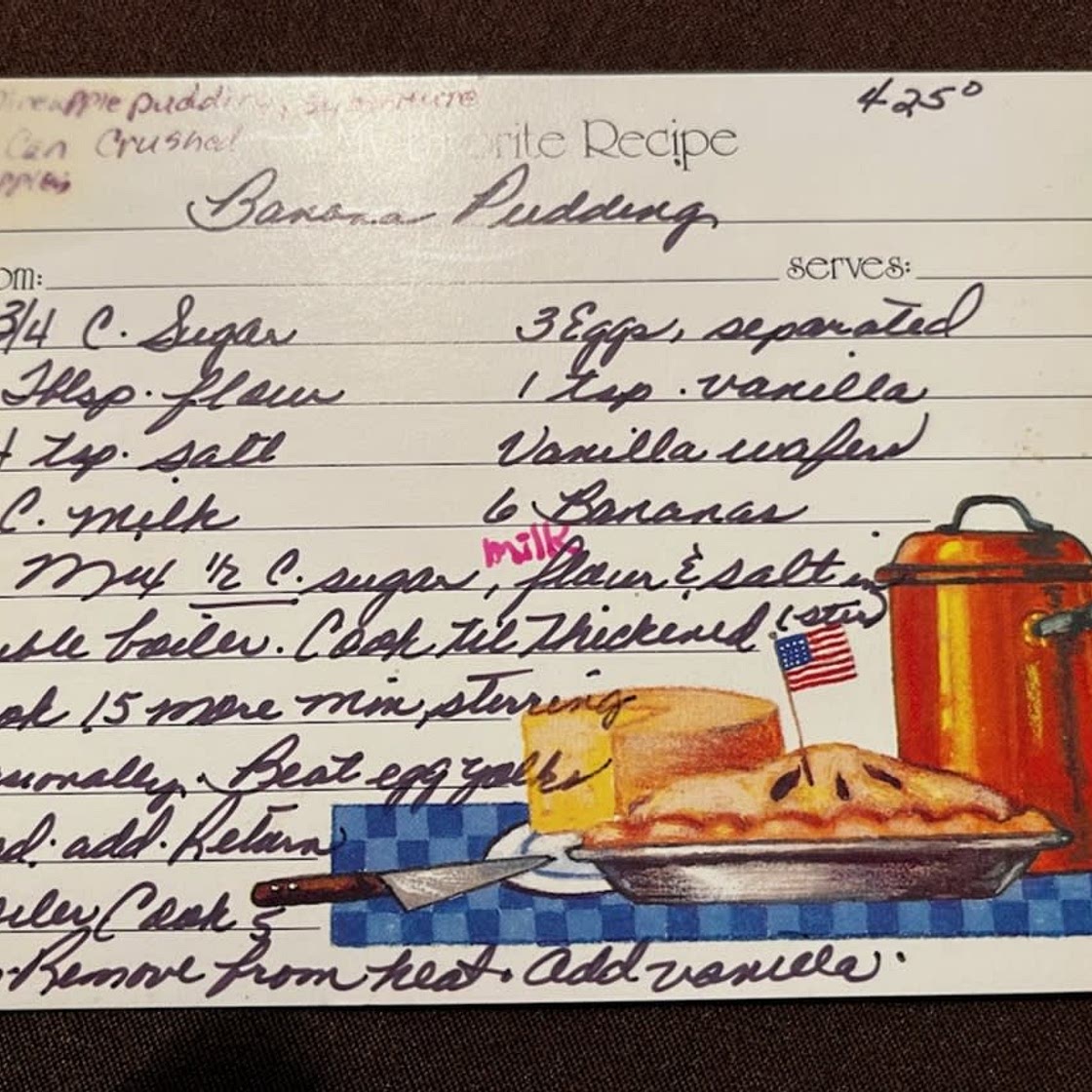 Mom's Banana Pudding