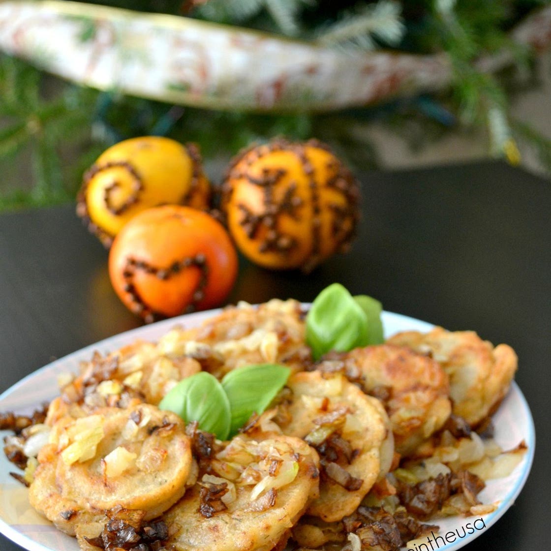 Herring pancakes/Silkės blyneliai (Kūčių valgiai)