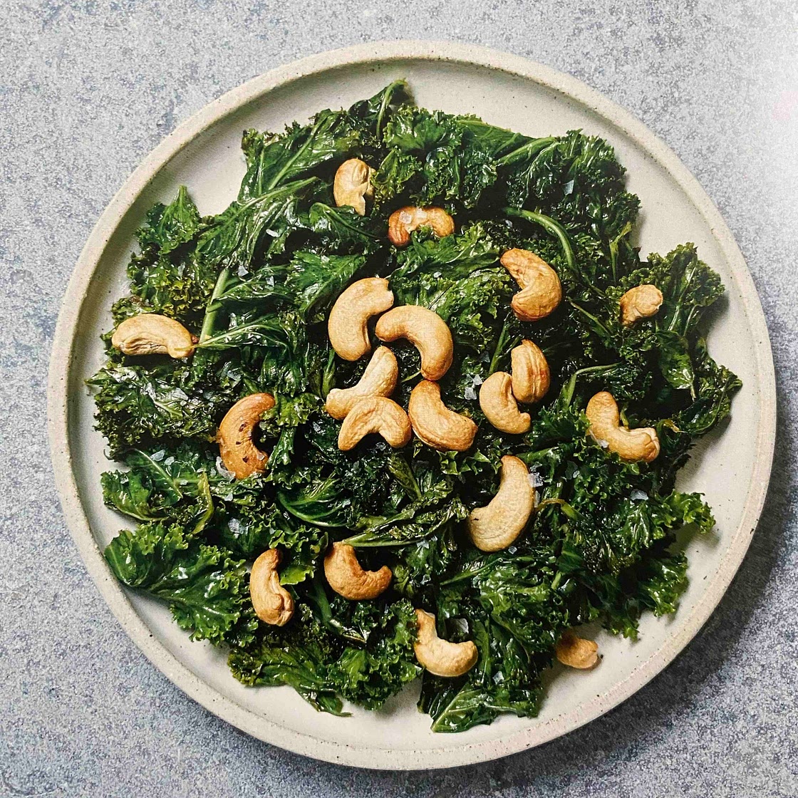 Sautéed Kale with Cashews