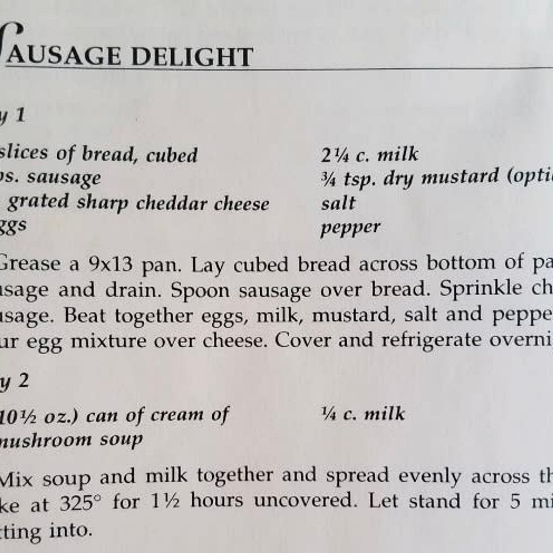 Sausage Delight