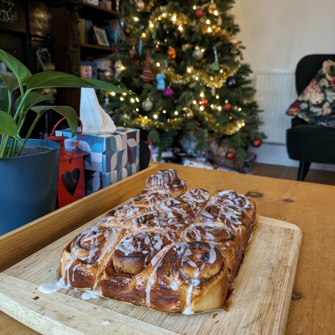Adjusted cinnamon rolls
