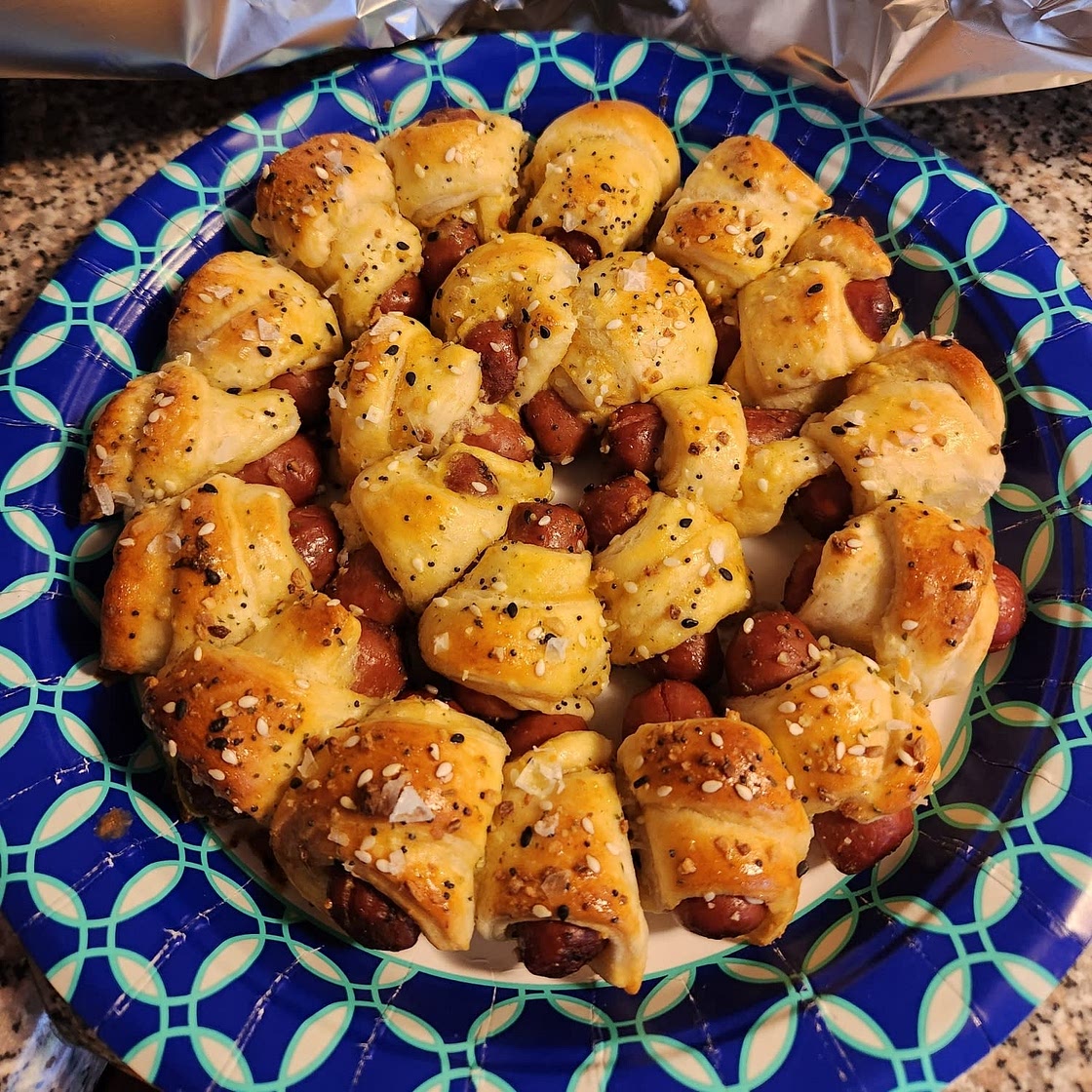 Pigs In A Blanket Wreath