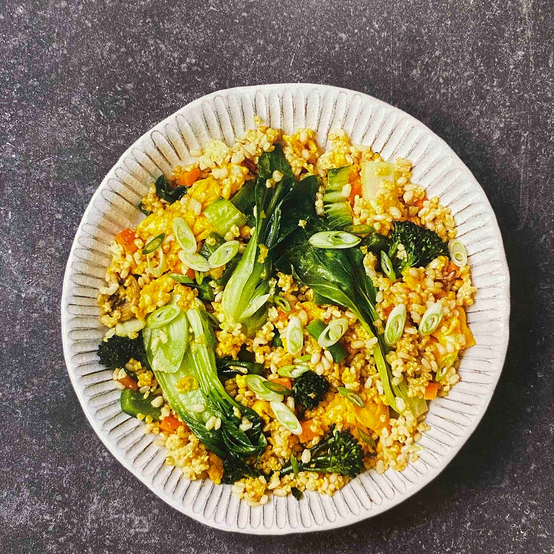 Fried Rice with Eggs and Vegetables