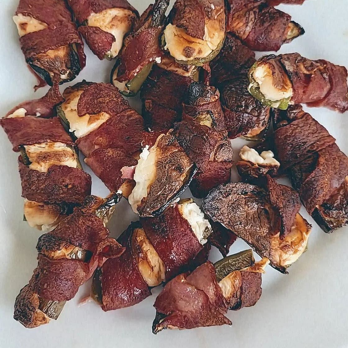 Turkey Bacon Wrapped Jalapeño Poppers