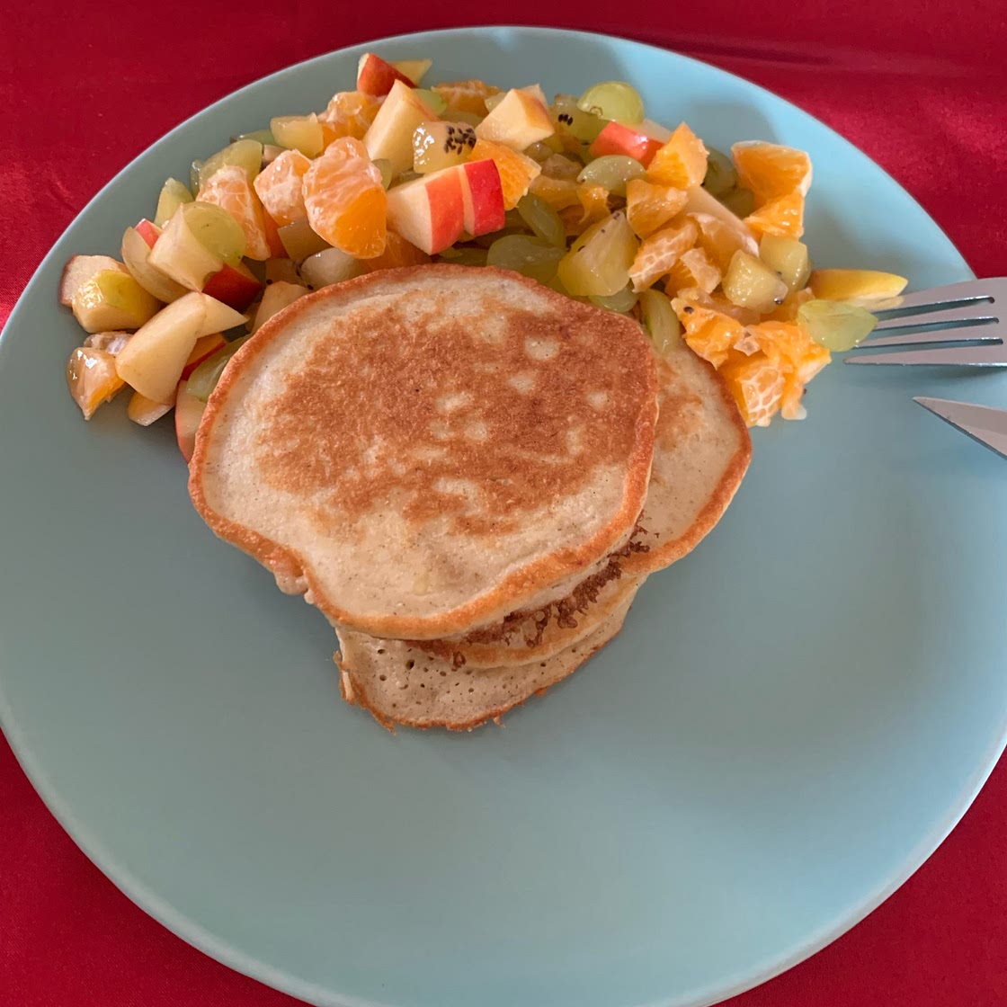 Oatmeal Cottage Cheese Pancakes