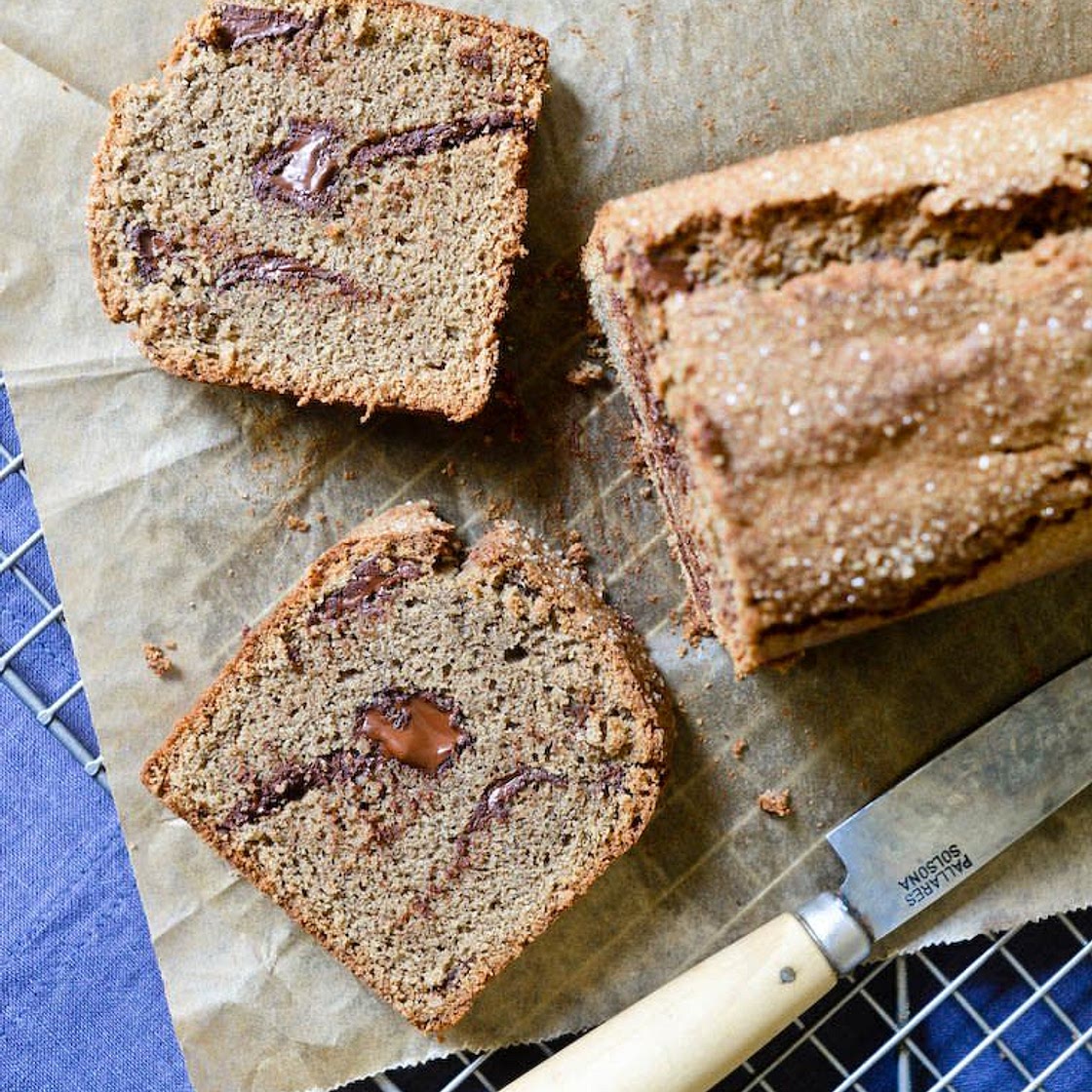 Chocolate Buckwheat Pound Cake