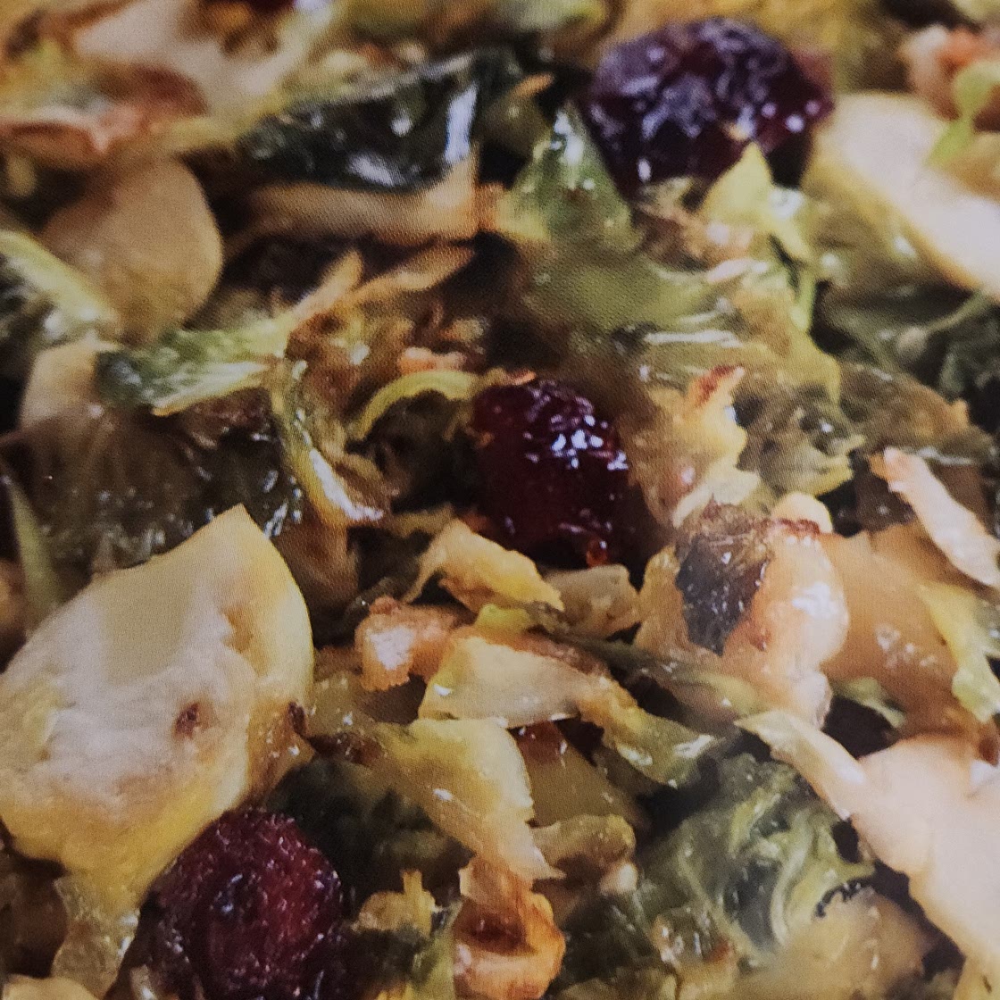 Caramelized Brussel Sprouts W/ Cranberries