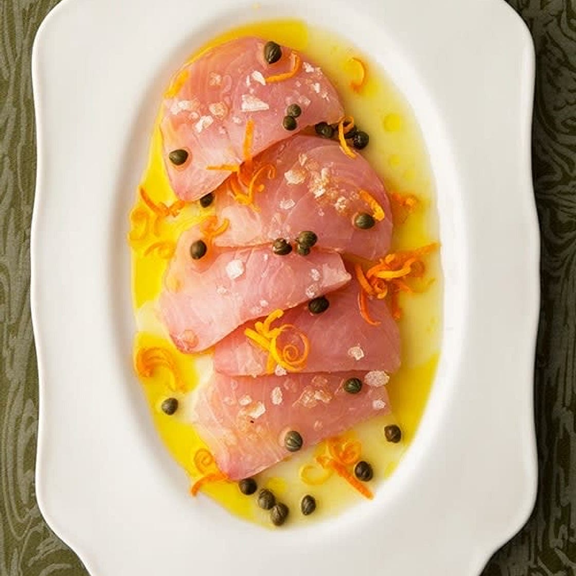 Salmon and Tuna Crudo