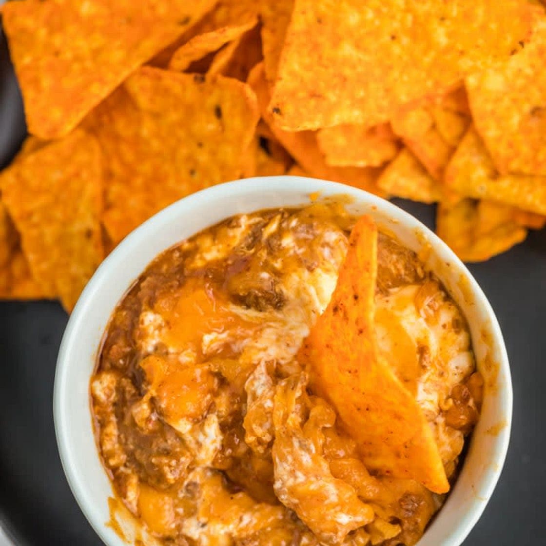 Easy Chili Dip * best snack * 4 ingredients *