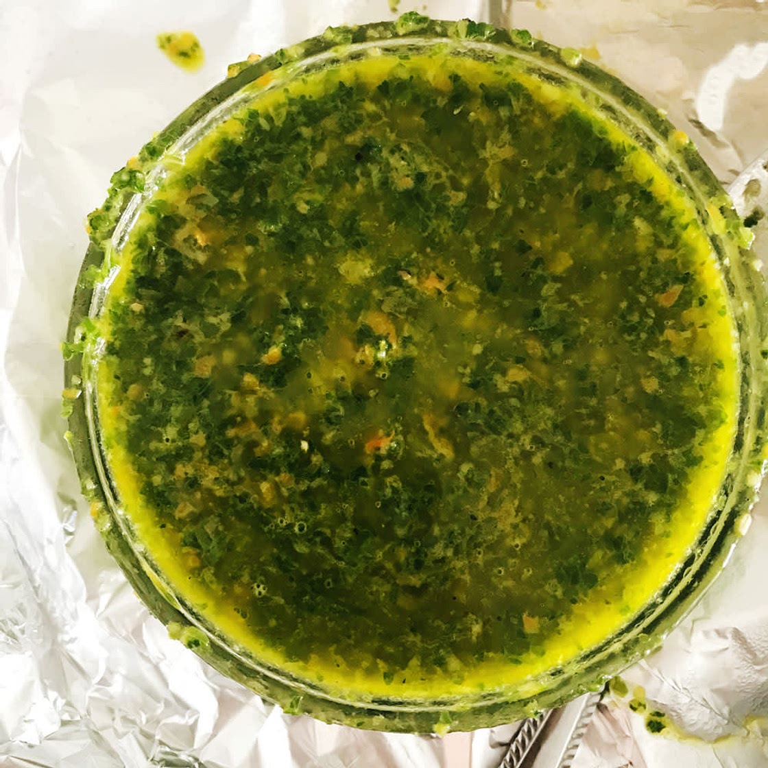 Basil and Sweet Pepper Pesto