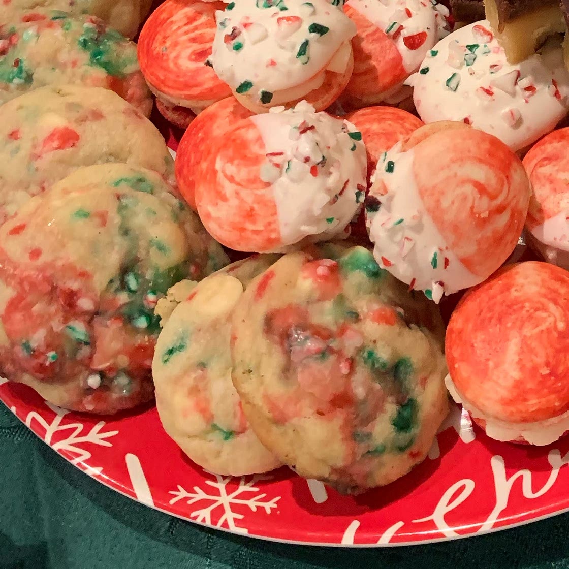 White Chocolate Peppermint Cookies