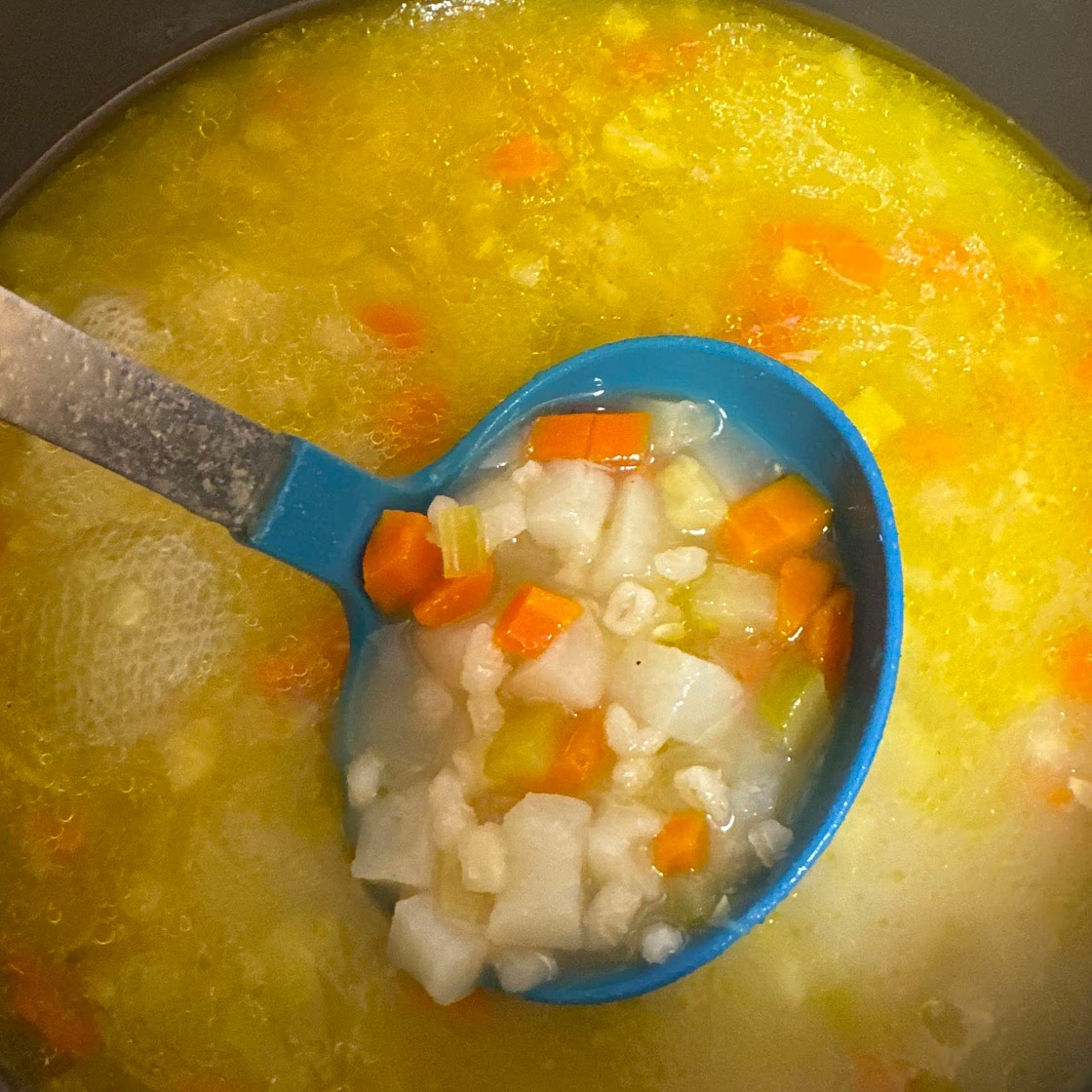 Dairy potato soup