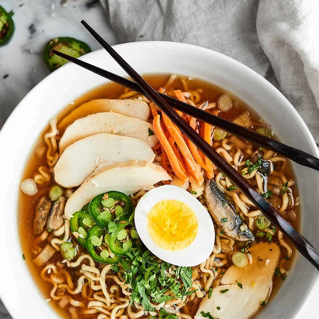 Crockpot Chicken Ramen
