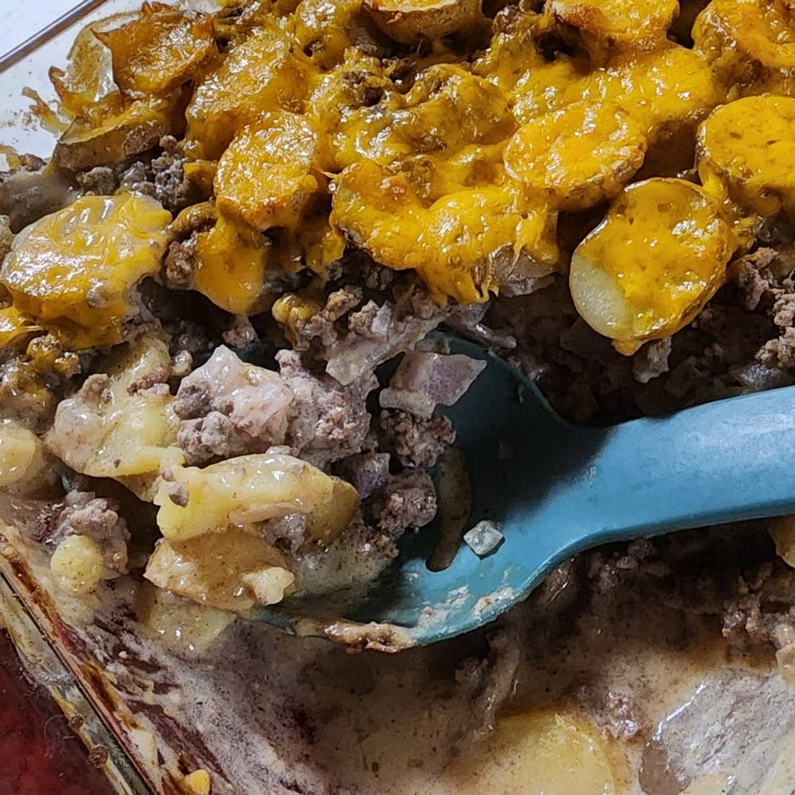 Hamburger Potato Casserole