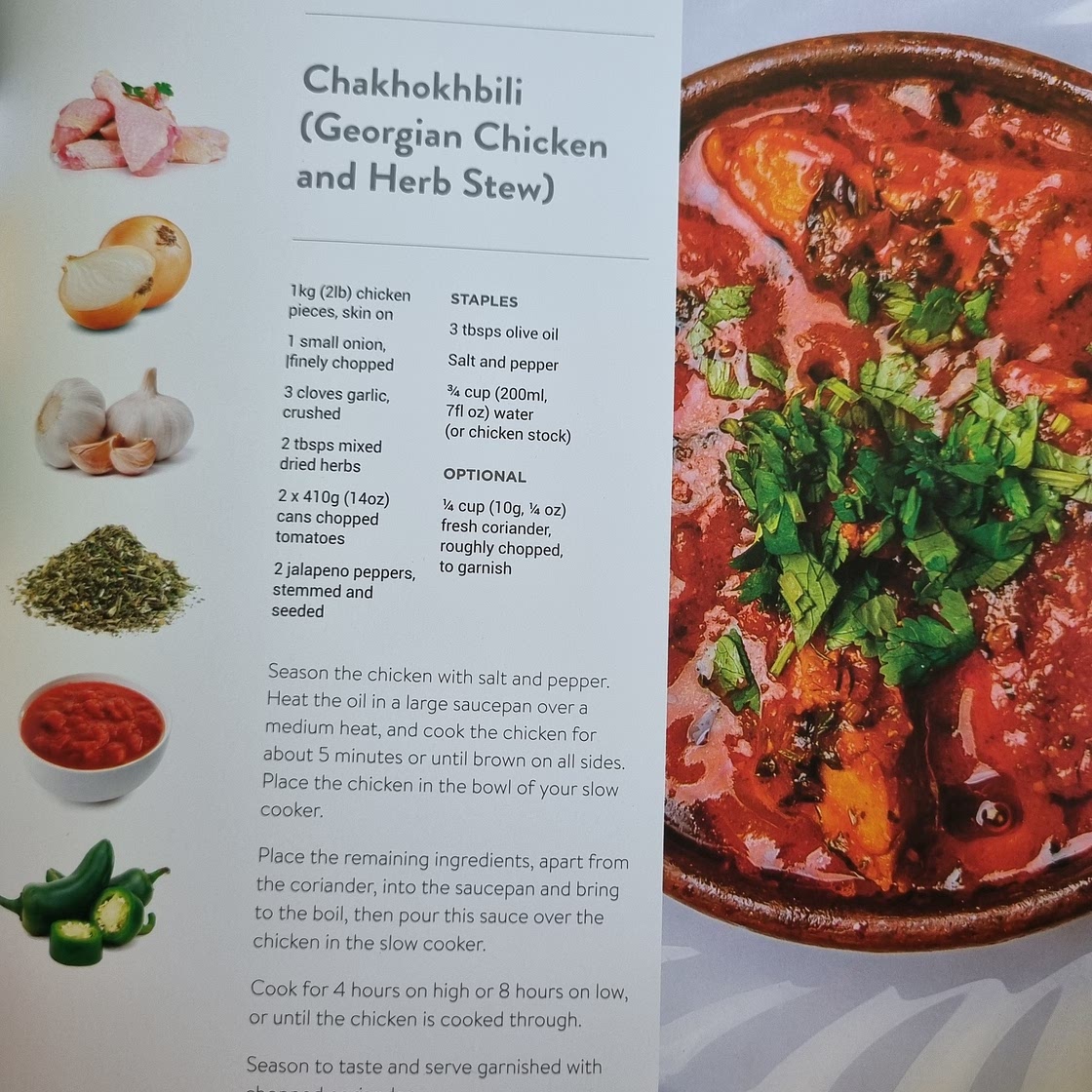 Chakhokhbili (Georgian Chicken and Herb Stew)