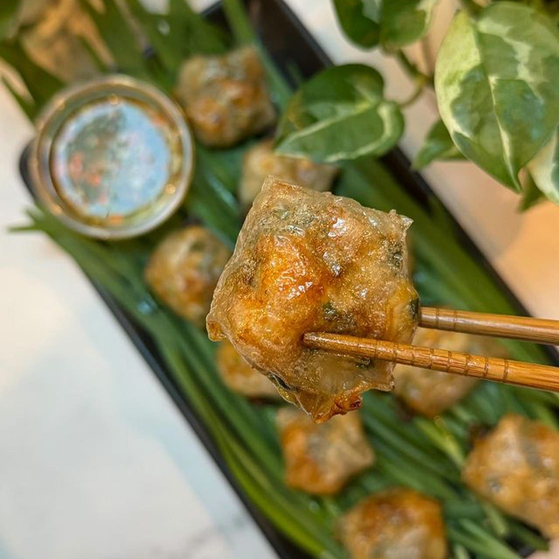 Shrimp & Chive Rice Paper Dumplings