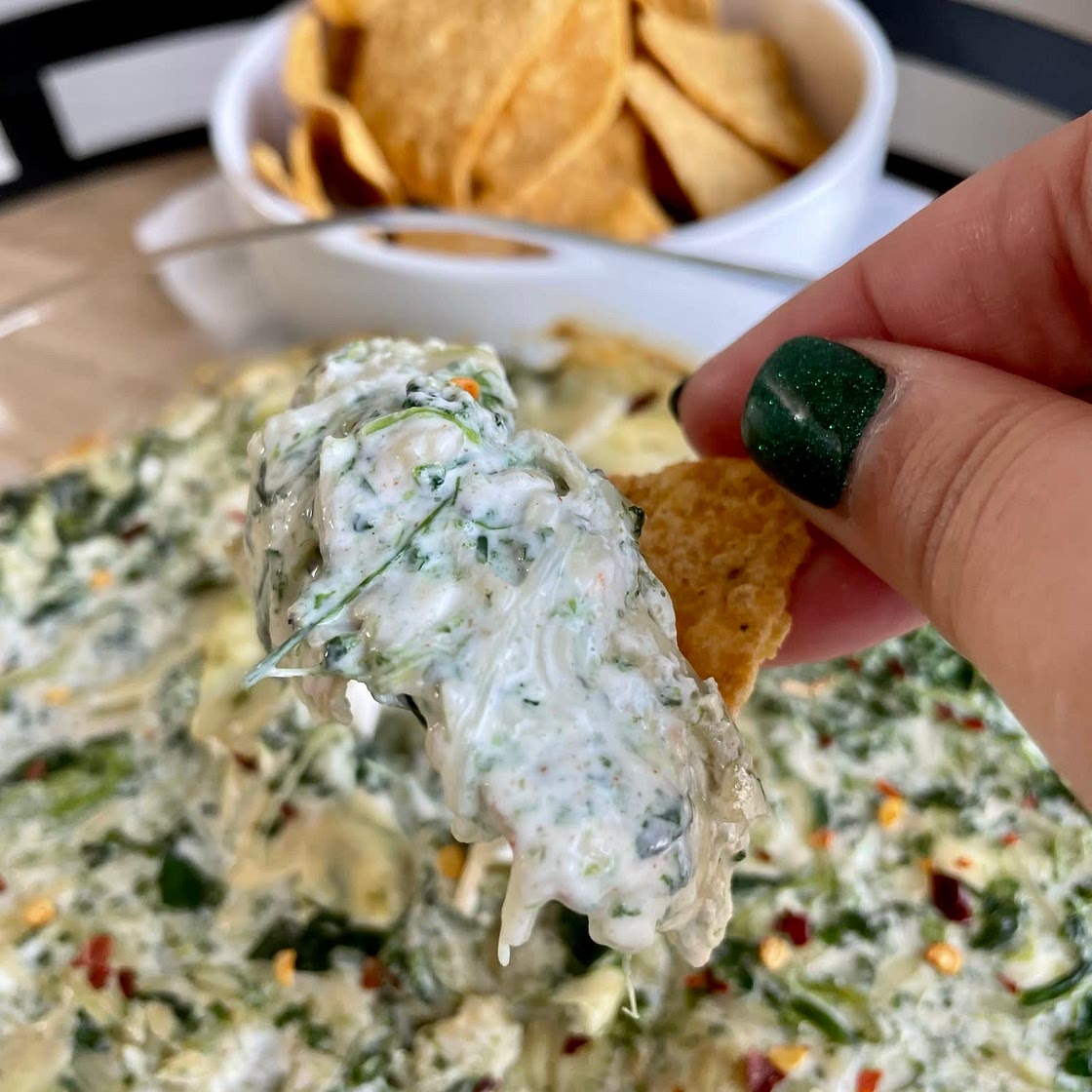 Spinach artichoke dip