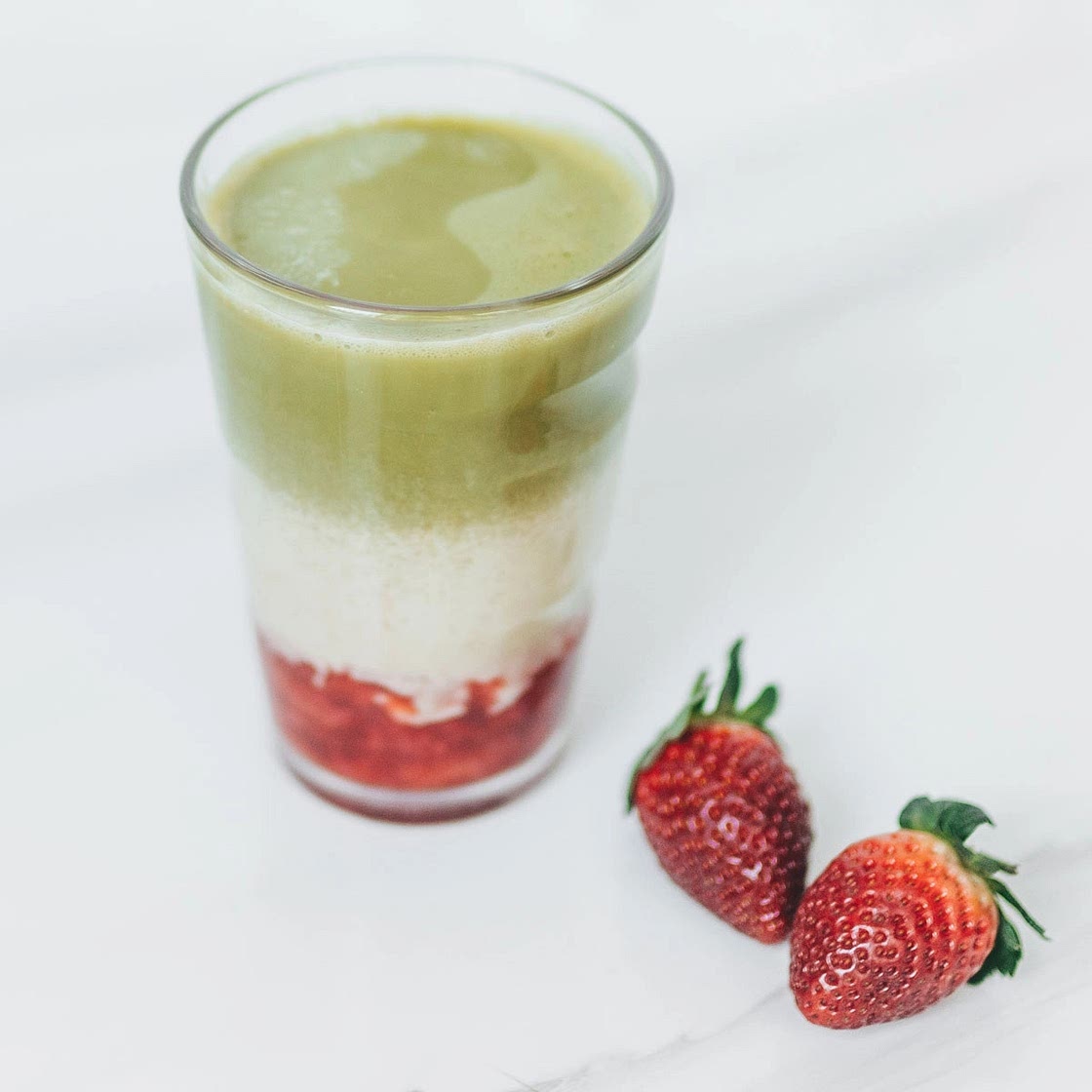 Strawberry Matcha Latte