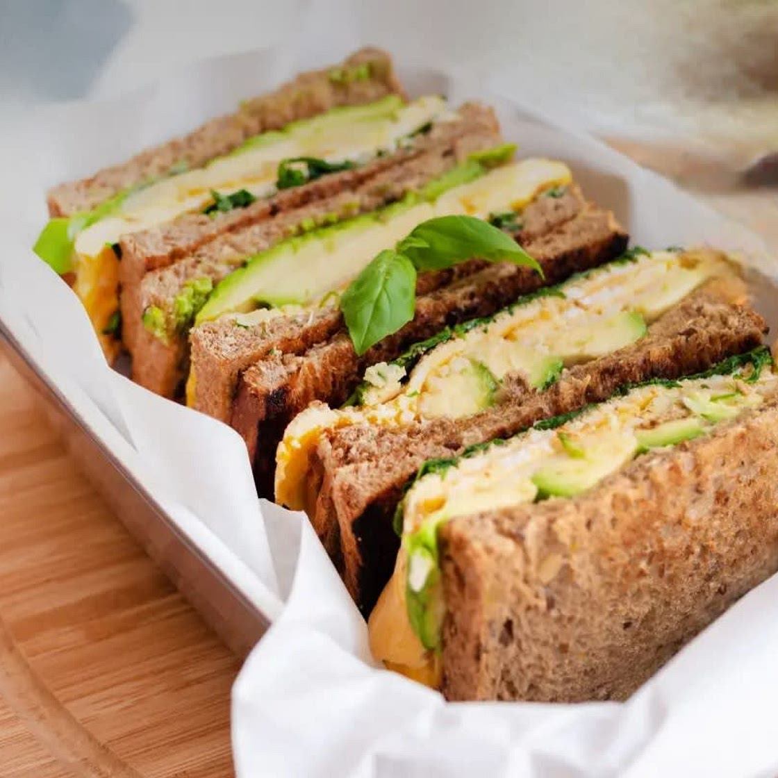 Avocado-Käse-Sandwich