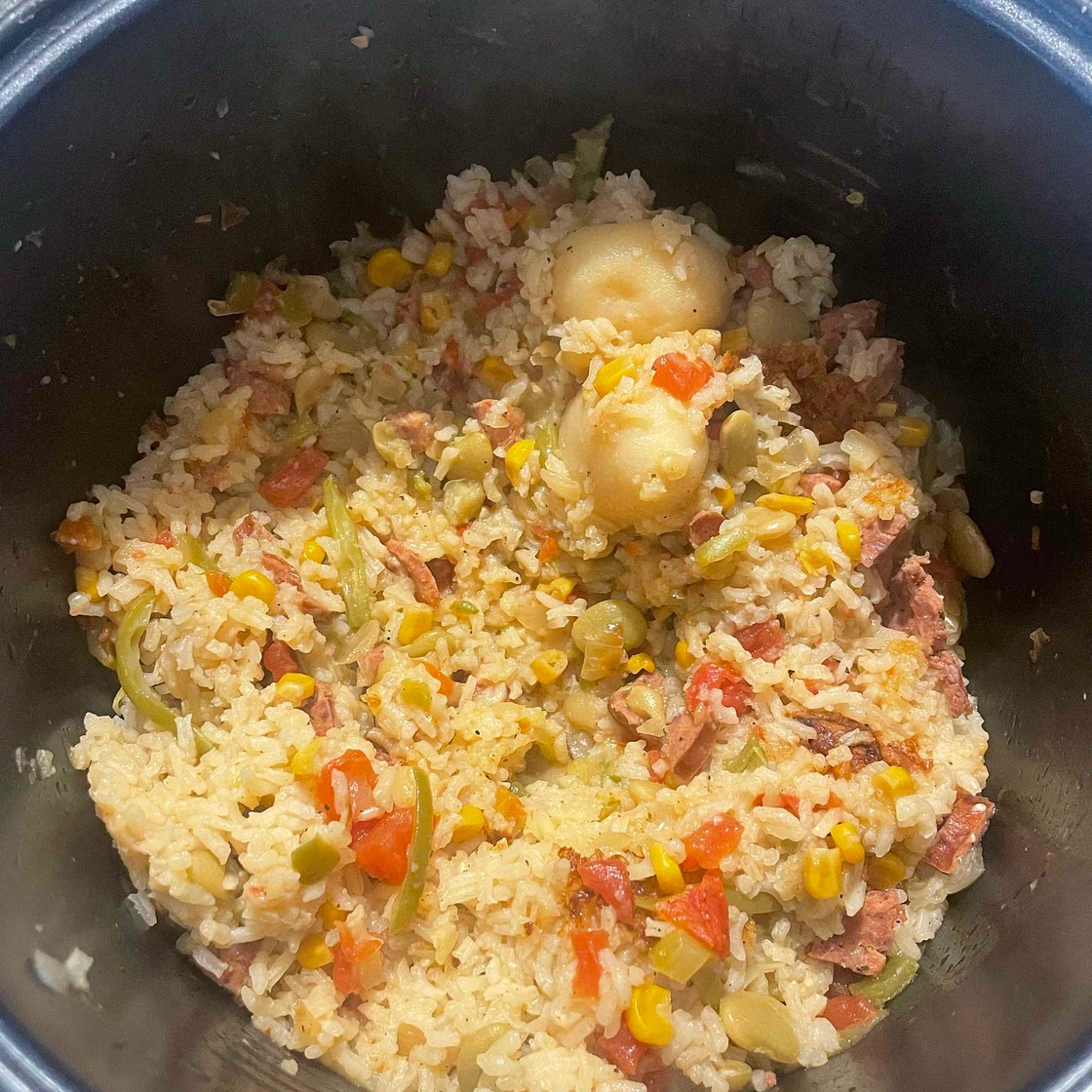 ScoFo’s rice cooker hoppin John 