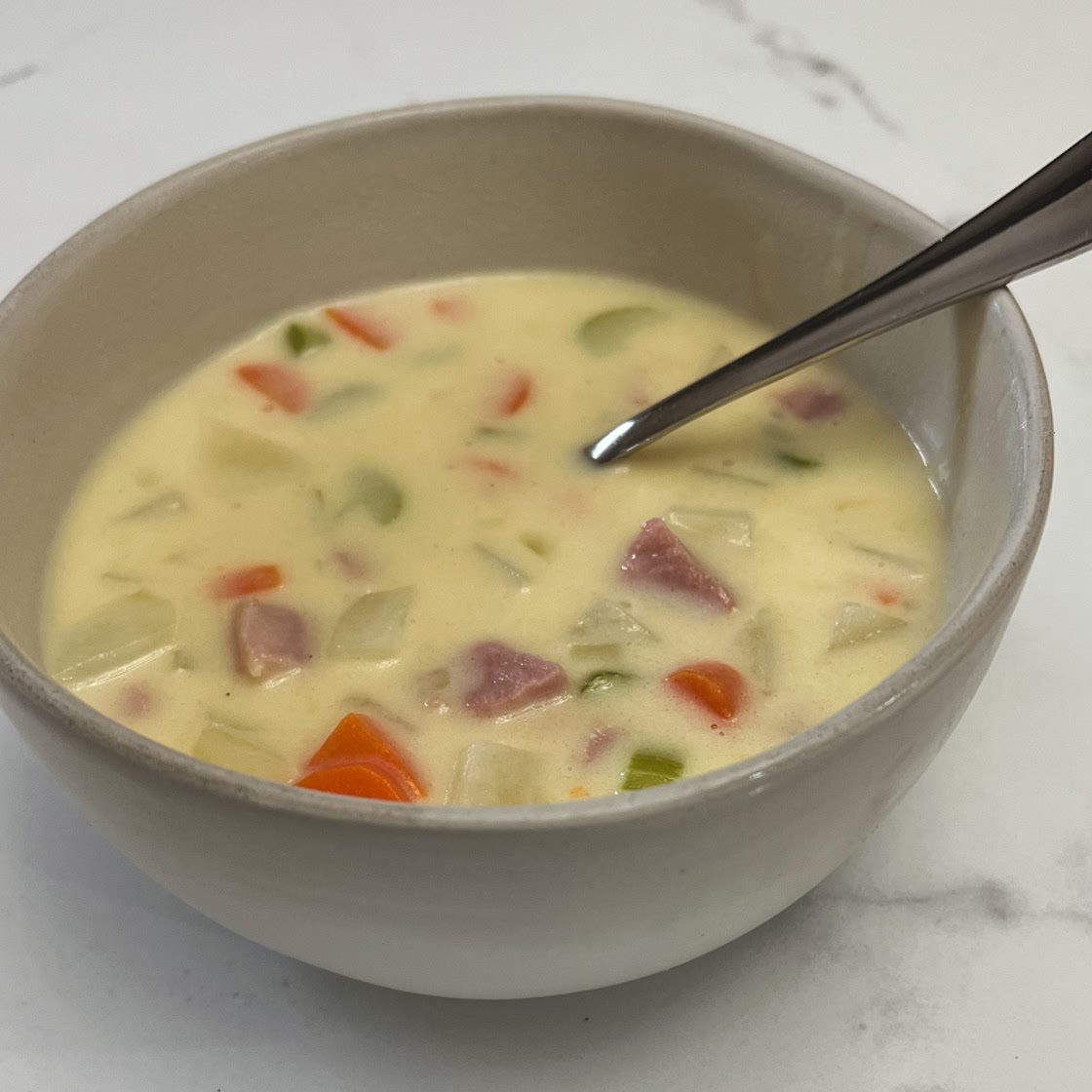 Ham and Potato Soup -